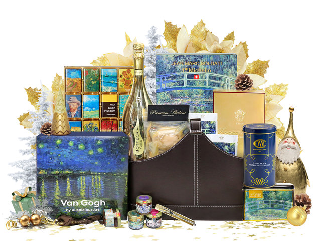 Christmas Gift Hamper - X'mas Art Series Deluxe Food Hamper A1 - XNB1103A1 Photo