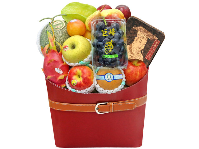 Fruit Basket - Mid Autumn Kee Wah Mooncake Fancy Permium Fruit Hamper FH176 - 0WF0809A2 Photo