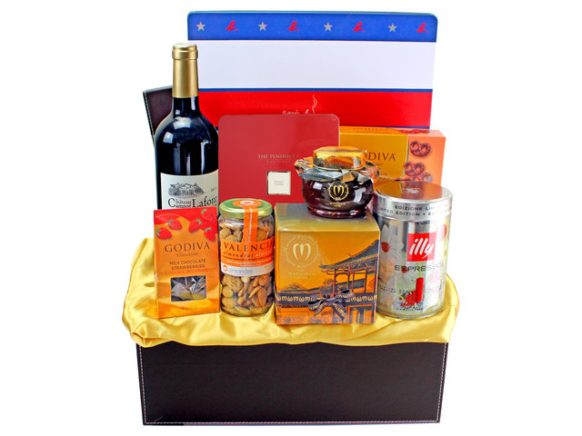 Wine n Food Hamper - Luxury Wine And Food Gift Hamper FH68 - L134902 Photo