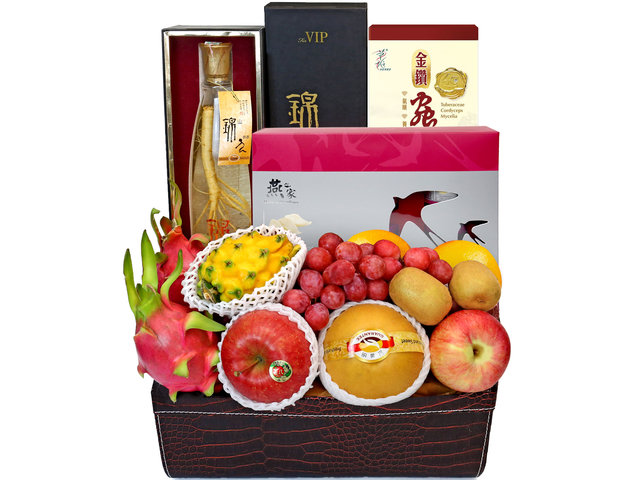 礼物篮Hamper - 养生健康保健水果礼篮 R3 - HR1121A2 Photo